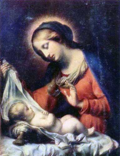La Virgen con el Ni&ntilde;o. Carlo Dolci