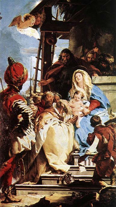 Ti&eacute;polo. Adoraci&oacute;n de los Reyes