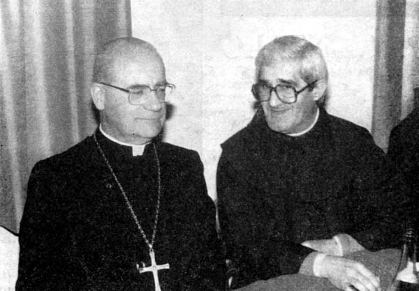 D. Miguel Roca y el P. Vicente Pellicer